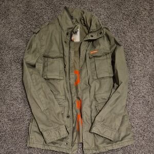 Super Dry Men's Olive Green Jacket